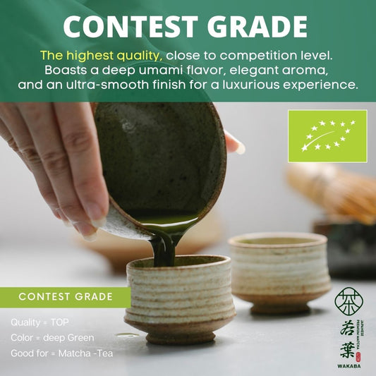 WAKABA Organic Contest Grade Matcha 30g – wholesale product image 2