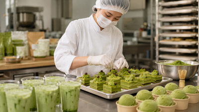使用抹茶进行食品开发