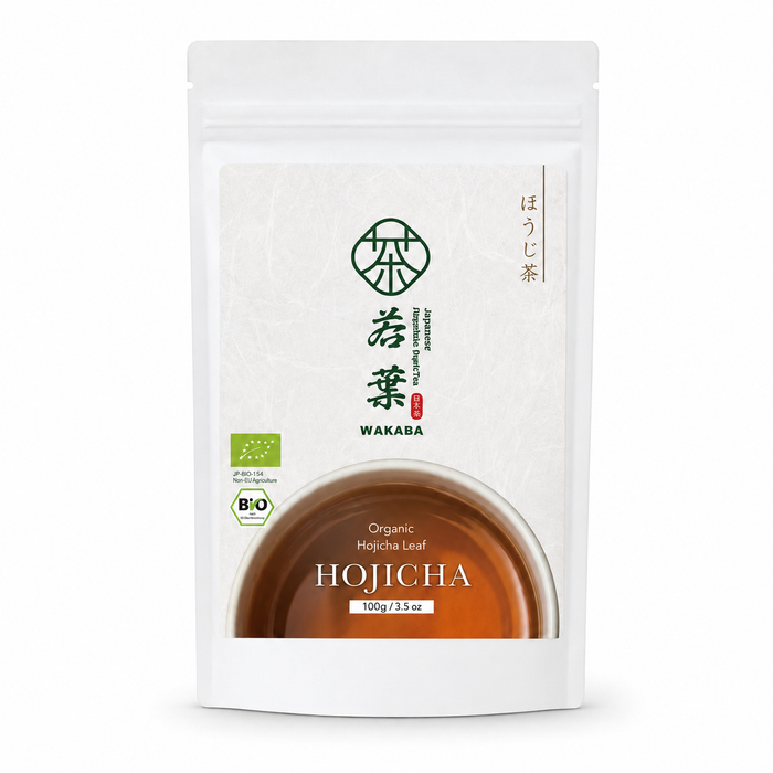 WAKABA Organic Hojicha Leaf Tea 100g – wholesale product image