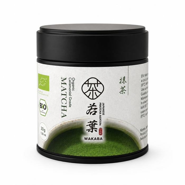 WAKABA Organic Ceremonial Grade Matcha 30g – wholesale product image