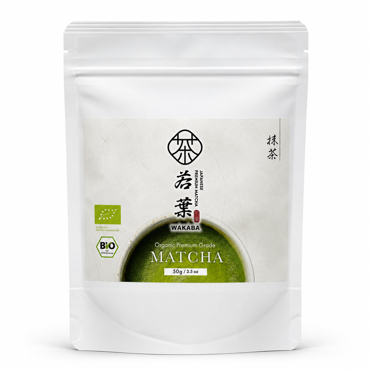 WAKABA Organic Premium Grade Matcha 50g – wholesale product image