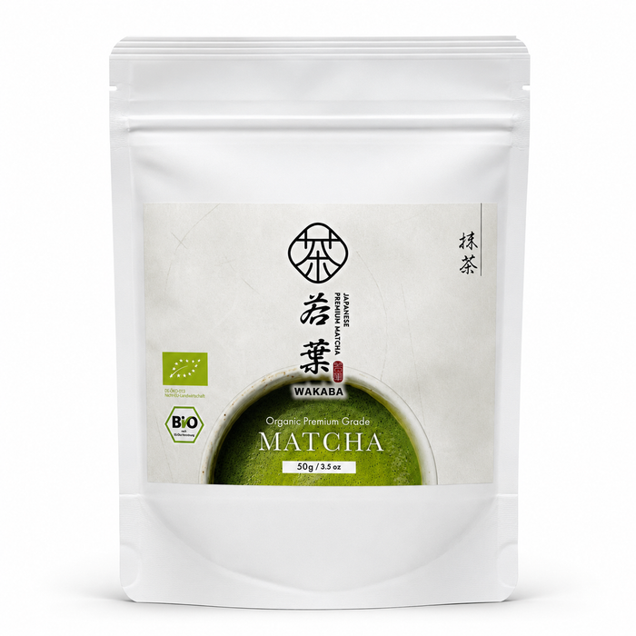 WAKABA Organic Premium Grade Matcha 50g – wholesale product image